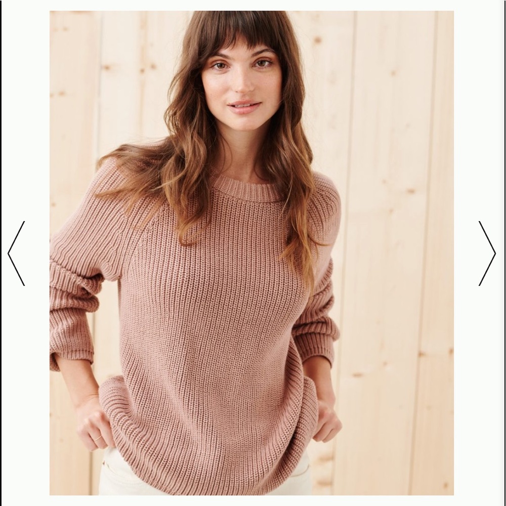 Jenni Kayne Dusty Pink Knit Sweater